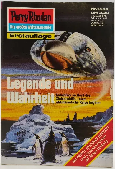 Romanheft Perry Rhodan Legende und Wahrheit Erstauflage Nr.1444 - Bild 2