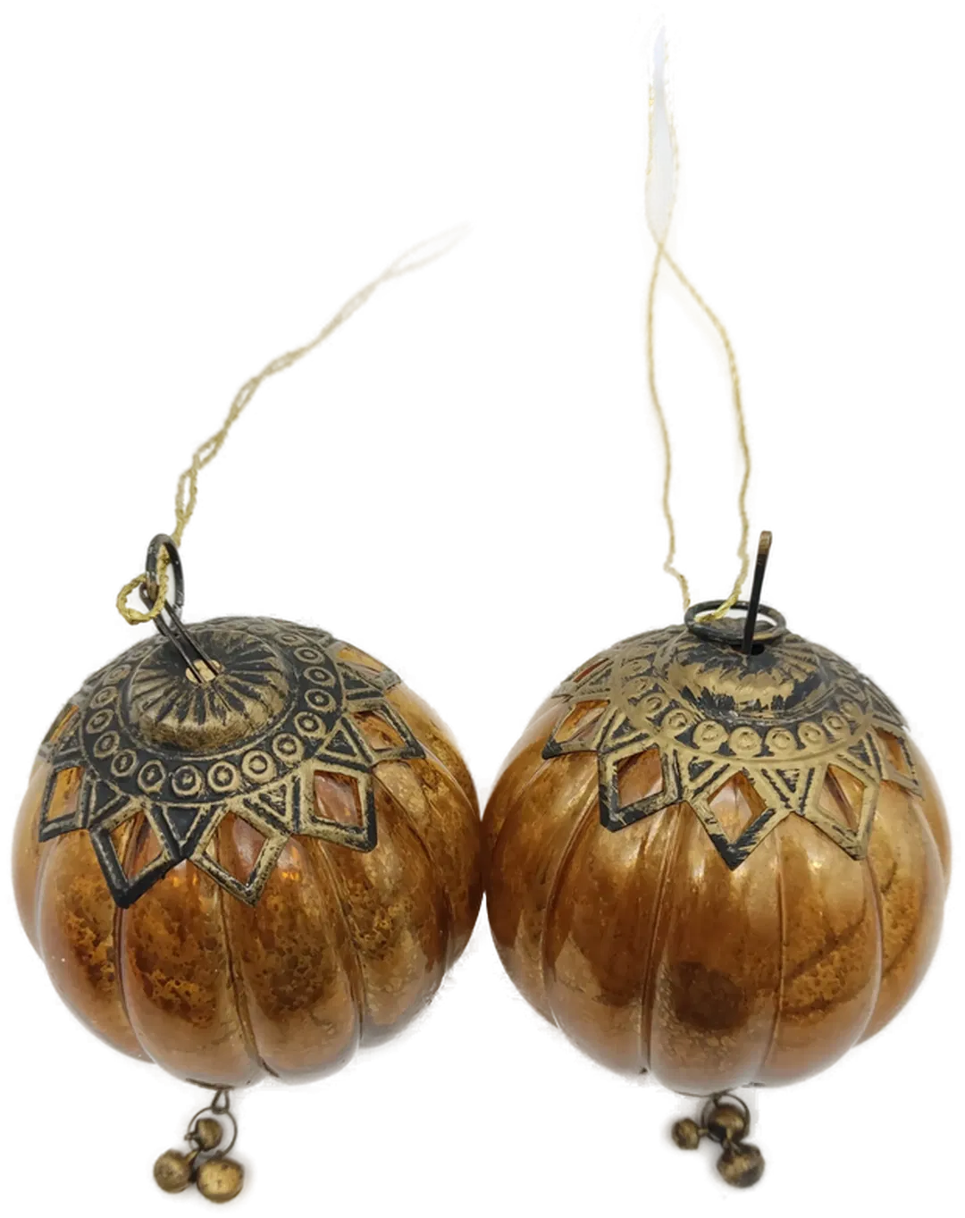 Weihnachtsschmuck 2er Set  mit Zierkettchen - Bild 4