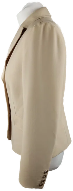 Damen-Sakko Creme M/38 | Business-Klassiker, Chemisch Behandelt – Vorschau 2