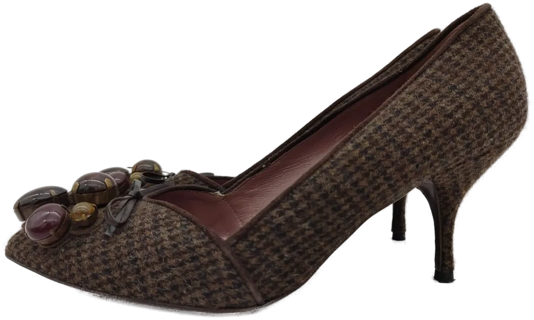 Miu Miu Damen Pumps schwarz/braun Gr. 36,5 - Bild 1