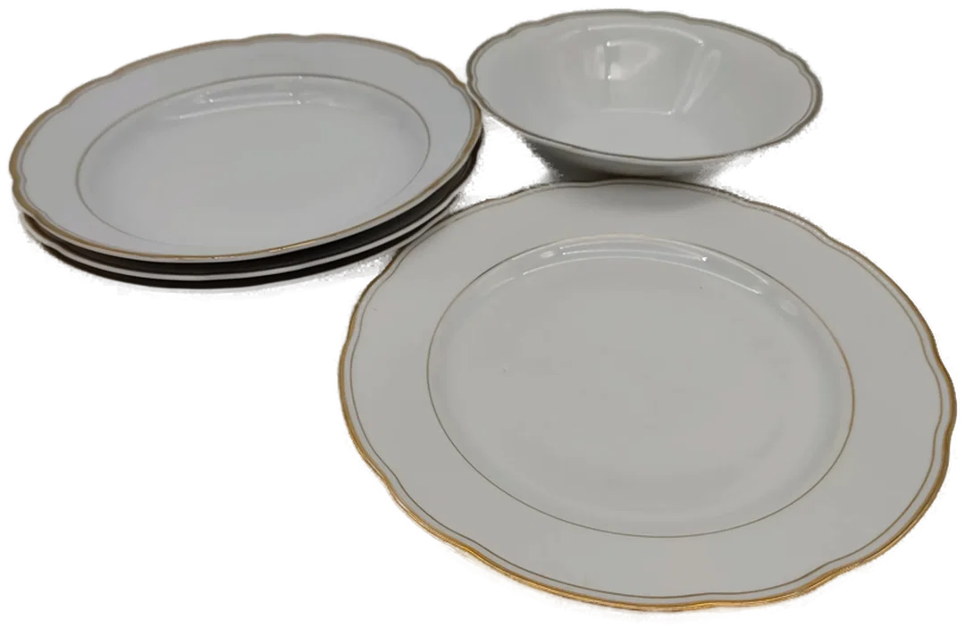  Teller und Schüssel 