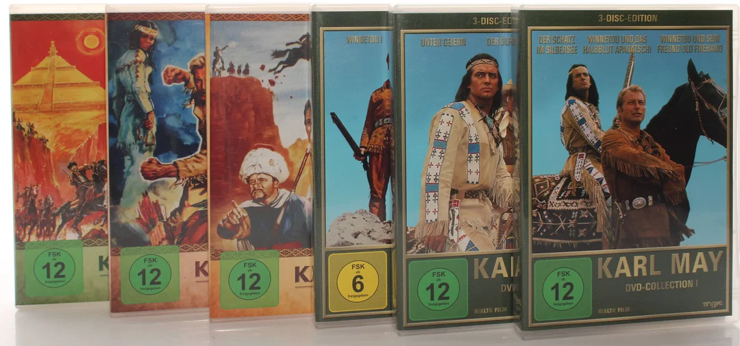 DVD-Box Karl May – Gesamte DVD-Sammlung (Mexico Box, Shatterhand Box, Orient Box, Collection I–III & Klassikeredition, 16 DVDs) – Bild 2