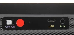 AudioSonic Bluetooth Lautsprecher SK-8531 – USB/AUX – tragbarer Speaker – Schwarz - Bild 3