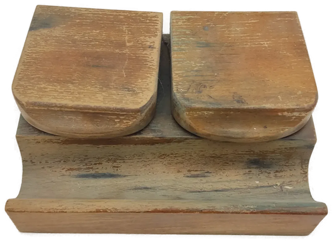 Antikes Schreibtisch Tintenfass - Bild 4
