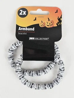 Halloween Zubehör #6 "Totenkopf-Armband" – Vorschau 1