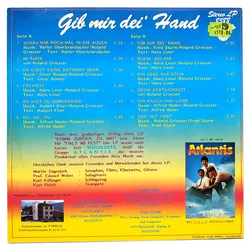 LP, Atlantis, Gib mir Dei` Hand, Schlager  - Bild 2