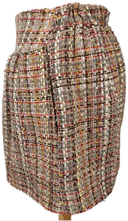 StreetBox Tweed Minirock, Gestreift | Wie Neu – Vorschau 4