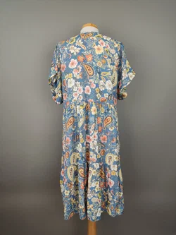 Sommerkleid bunt mit Blumenmuster - L/XL - Bild 3