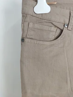 Blue Seven Damen Stretch-Jeans in Beige, Größe 46 - Bild 2