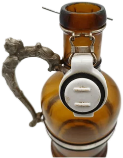 Antike Glas-Bierkrug/Biersiphon | Zeitreisender Fund - Bild 2