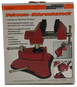 Brüder Mannesmann Vakuum-Schraubstock, Aluminium-Druckguss, dreh- und schwenkbar - Bild 4