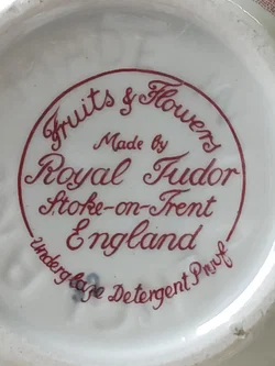 Royal Tudor 'Fruits & Flowers Kaffee- und Teeservice Keramik | Englischer Schatz - Bild 20