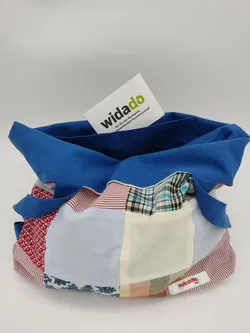 Tragtasche Stoff mehrfarbig + Henkel - Bild 2