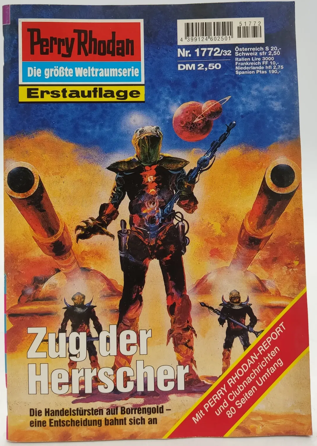 Romanheft Perry Rhodan Zug der Herrscher Erstauflage Nr.1772 - Bild 1