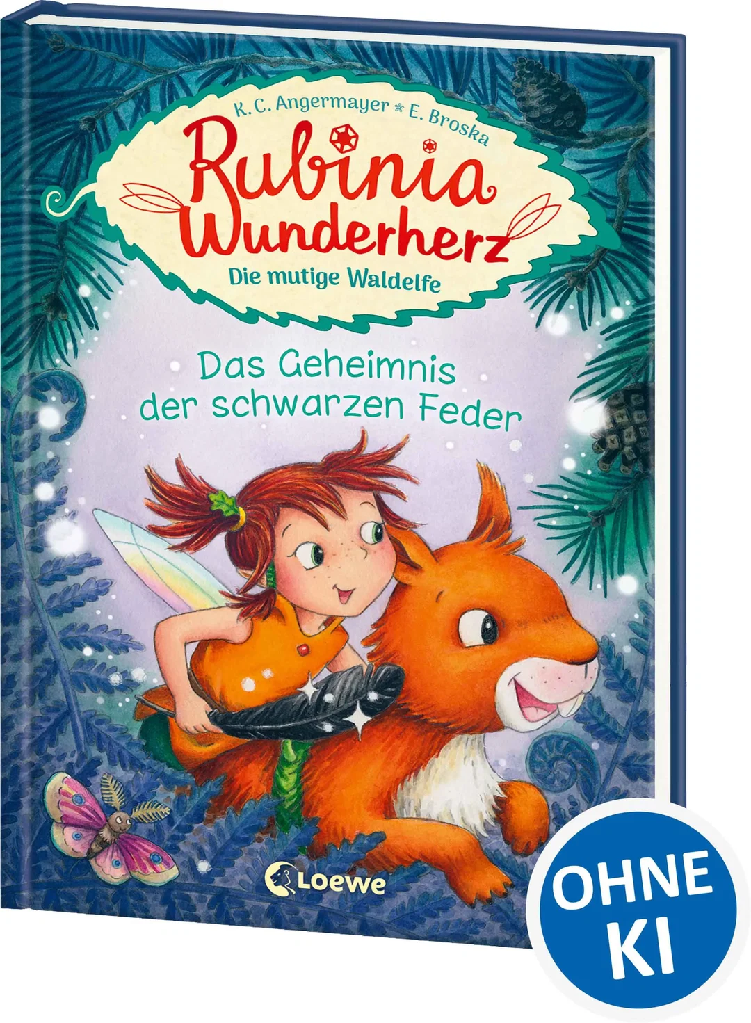 Rubinia Wunderherz, die mutige Waldelfe (Band 2) - Das Geheimnis der schwarzen Feder - Karen Christine Angermayer – Bild 1