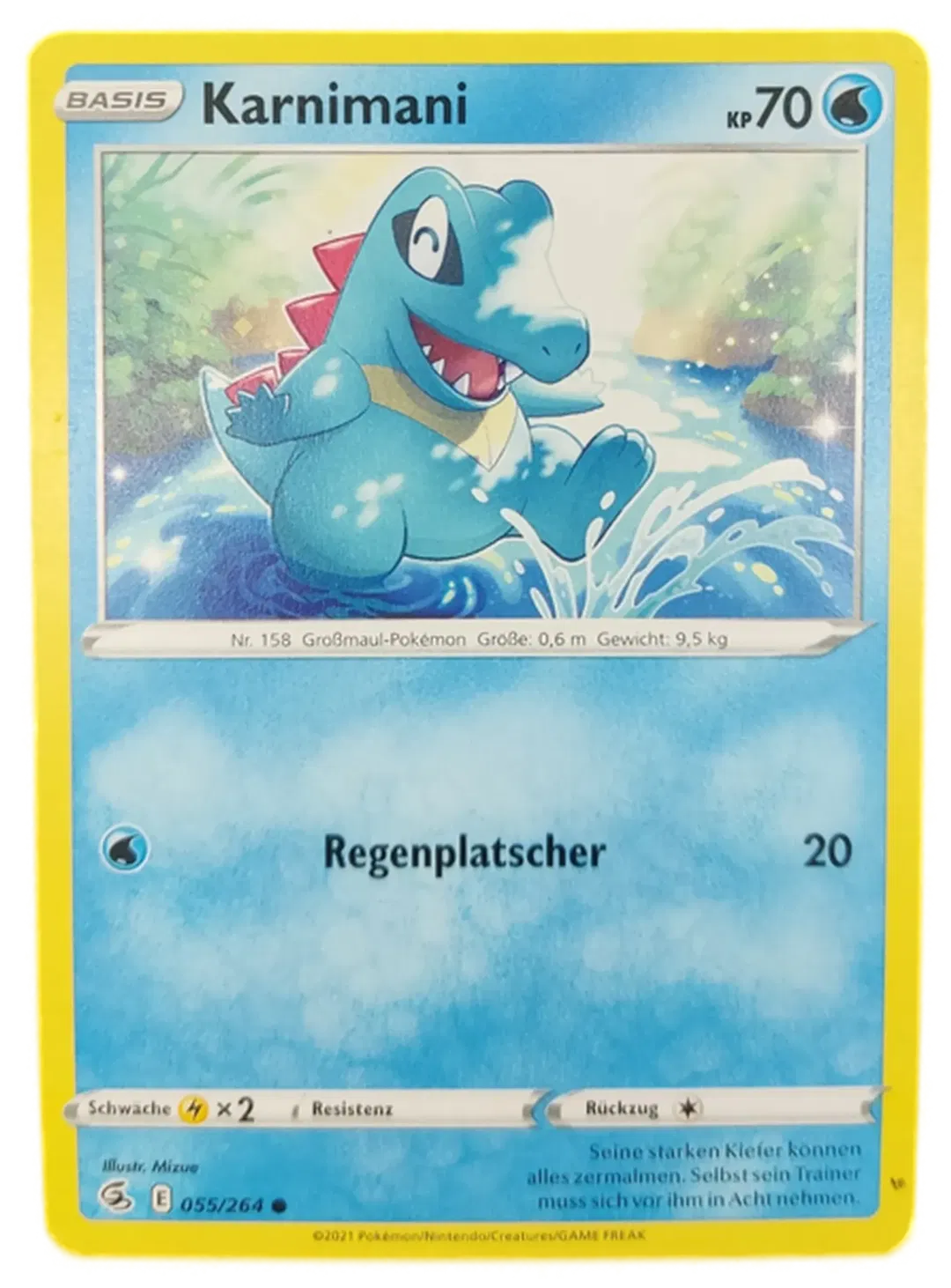Pokémon Sammelkarte Basis Karnimani - Bild 4