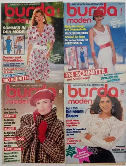 Burda Modezeitschrift 8 Hefte 1987 - Bild 2