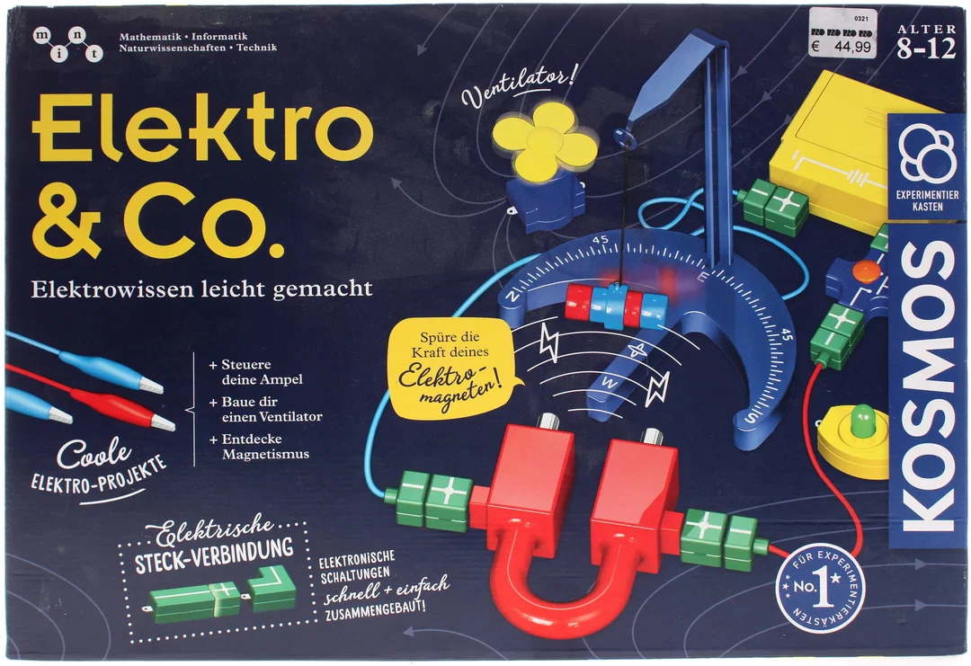 KOSMOS „Elektro & Co.“ — Experimentierkasten (Elektrowissen leicht gemacht) — 60 Experimente — Alter 8–12 – Bild 2