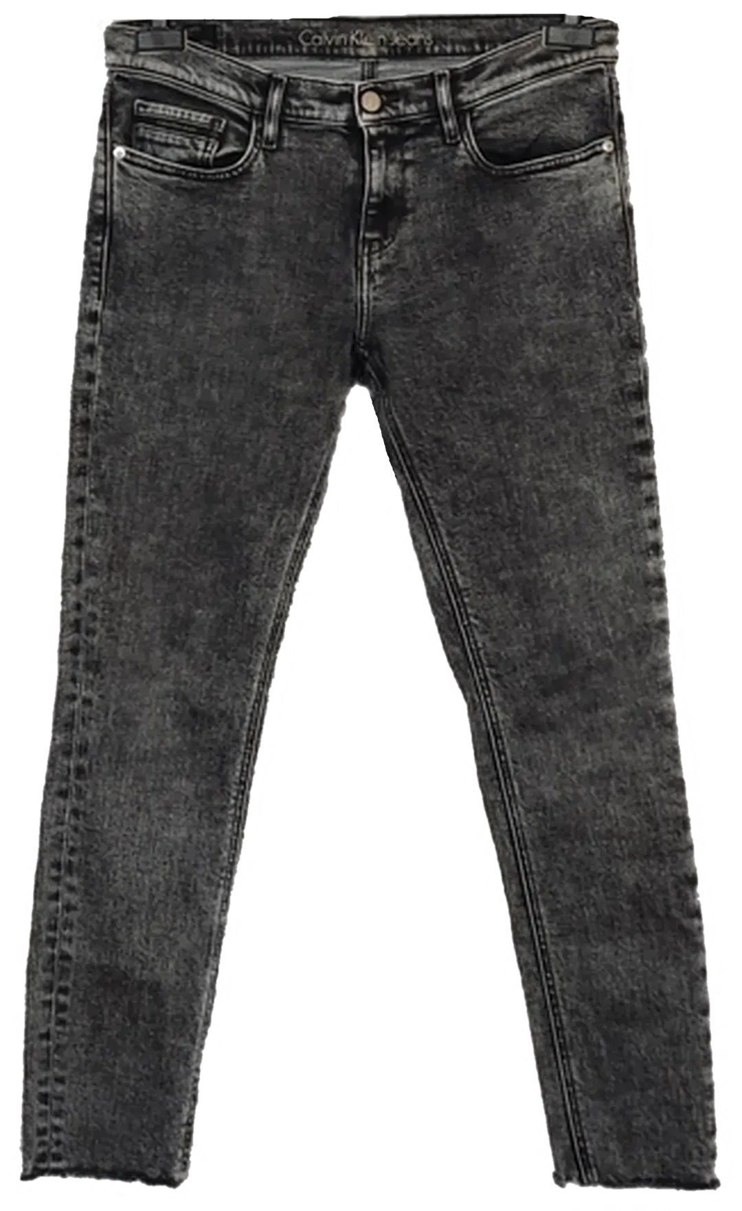 Calvin Klein Damen Jeans grau Gr. M - Bild 4