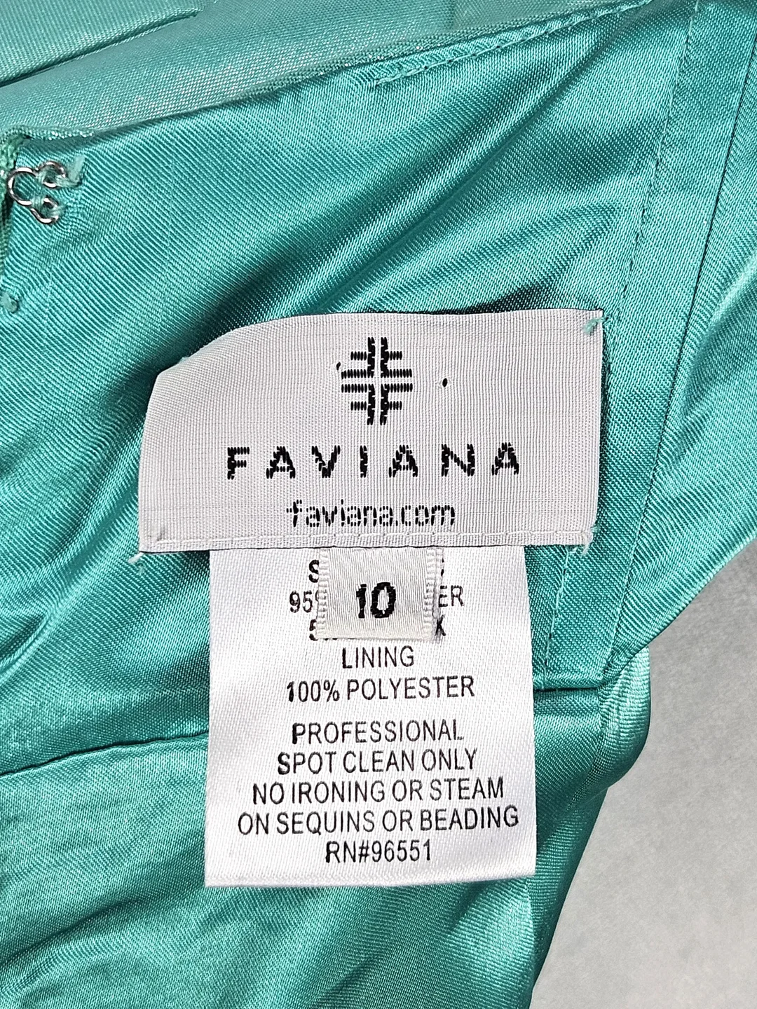 Abendkleid - 15 - Faviana (New York) - Gr. L – Bild 14