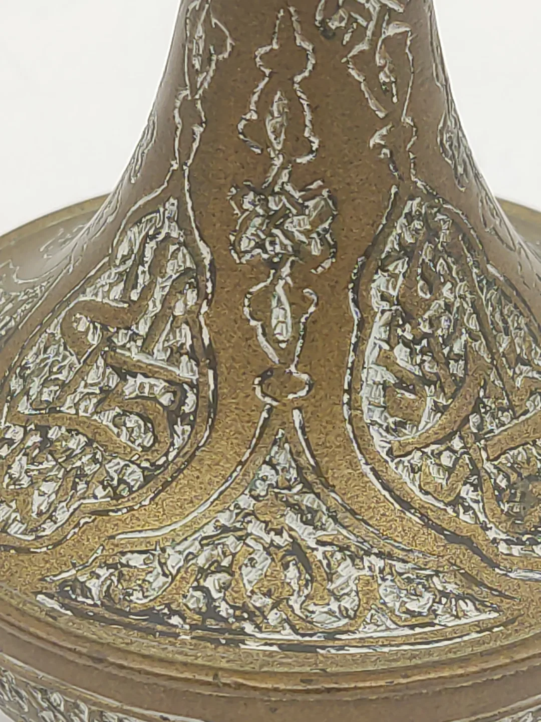 Islamische Arabische Messingvase | Handgravierter Orientalische Charme – Bild 4
