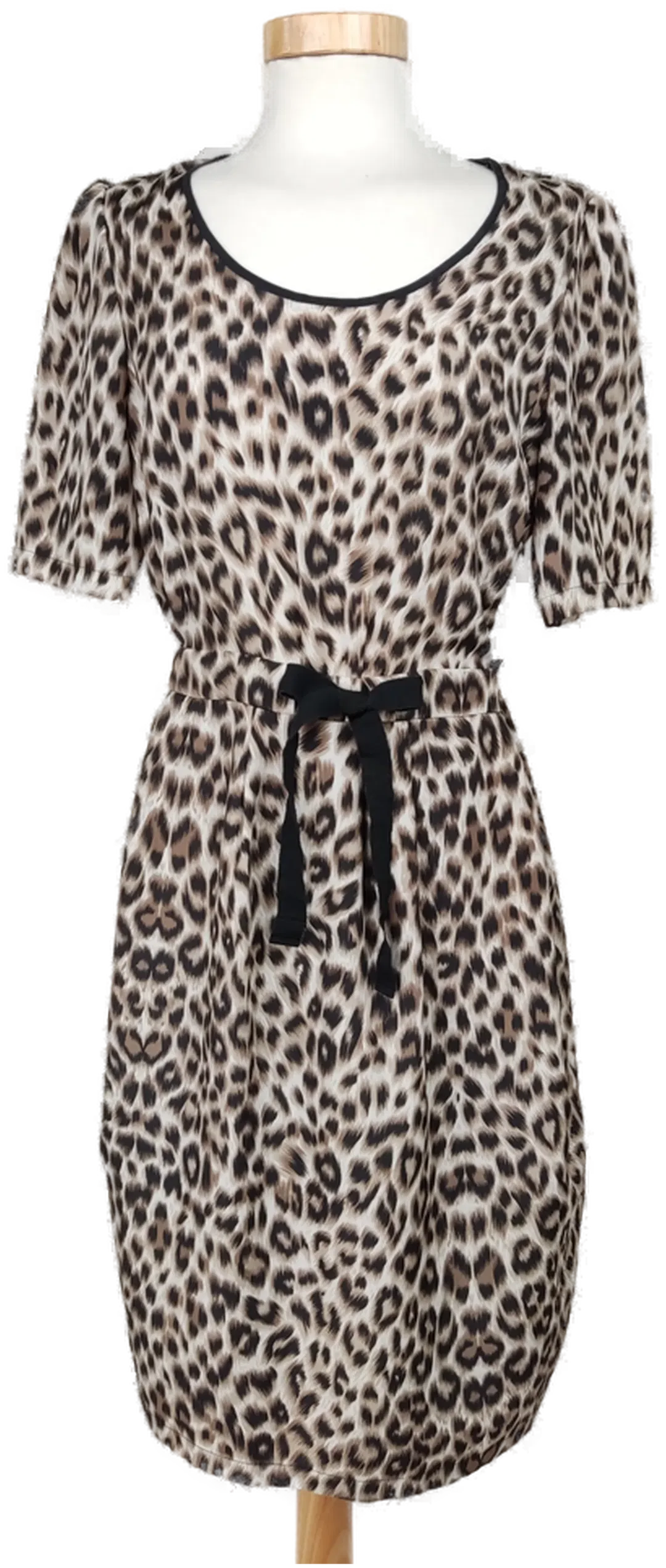 Gerard Darel Damen Kleid, beige/schwarz - Gr. L  - Bild 1