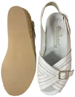 Sandalen - weiß - Gr 4 1/2 - Bild 1