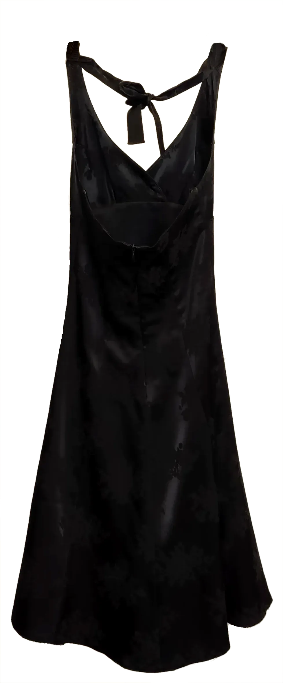 Orsay Damen Satin-Minikleid schwarz mit floralen Stickereien Gr. XXS – Bild 2