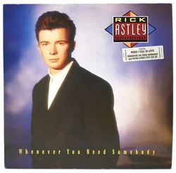 LP Rick Astley - Whenever You Need Somebody (1987) | 80er-Pop - Bild 1