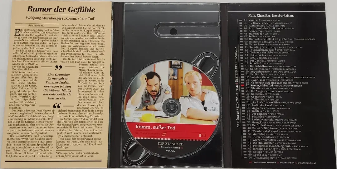DVD "Komm,süßer Tod" von Wolfgang Murnberger Der Österreichische Film Edition der Standard #25 – Bild 3