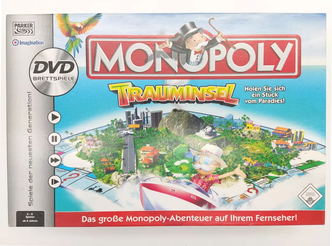 Monopoly Trauminsel - DVD Brettspiel - Parker - Bild 4