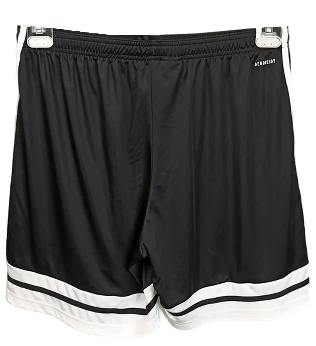 Adidas Herrenshorts schwarz/weiß Gr. XL – Bild 2