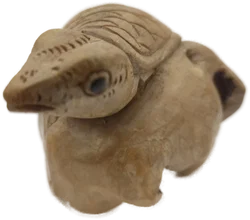 Schildkrötenfigur aus Wurzelholz | Handgeschnizte Glücksbringer - Bild 3