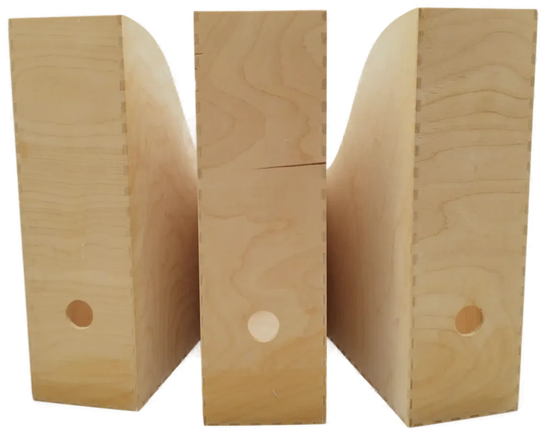 Stehsammler 3er Set Holz | Einmaliges Trio - Bild 1