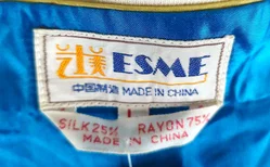 Robe, bestickt, chinesischer Drache, Gr. L  – Vorschau 3