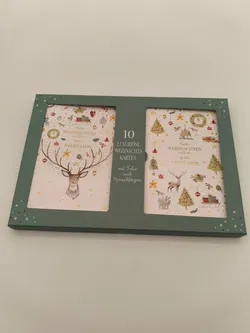 10 Weihnachtskarten mit Kuvert, Weihnachten - Bild 3