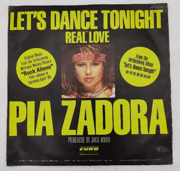 Single Langspielplatte - Pia Zadora - Let`s Dance Tonight - Bild 2