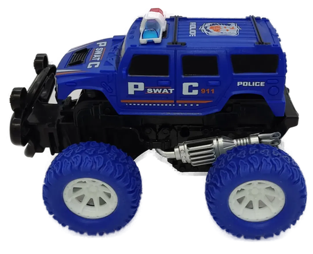 Spielzeug Polizeiauto mit Rammfunktion Länge ca 14,5cm - Bild 4