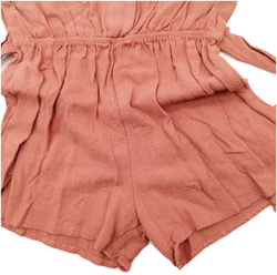 Primark Kinder, Jumpsuit kurz, Gr. 122/128, lachsrosa  - Bild 3