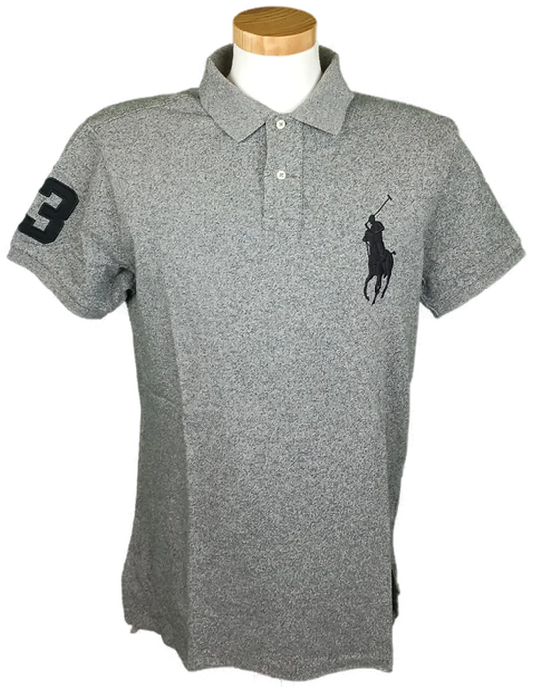 Polo Ralph Lauren Herrenpoloshirt grau Gr. L – Bild 1