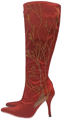 Vizzano Ana Hickmann Damenstiefel rot Gr. 37 – Vorschau 3