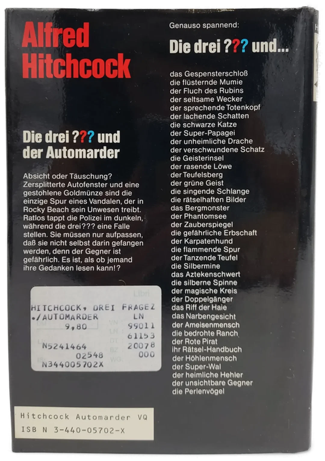 Alfred Hitchcock " Die drei ??? und der Automarder – Bild 2