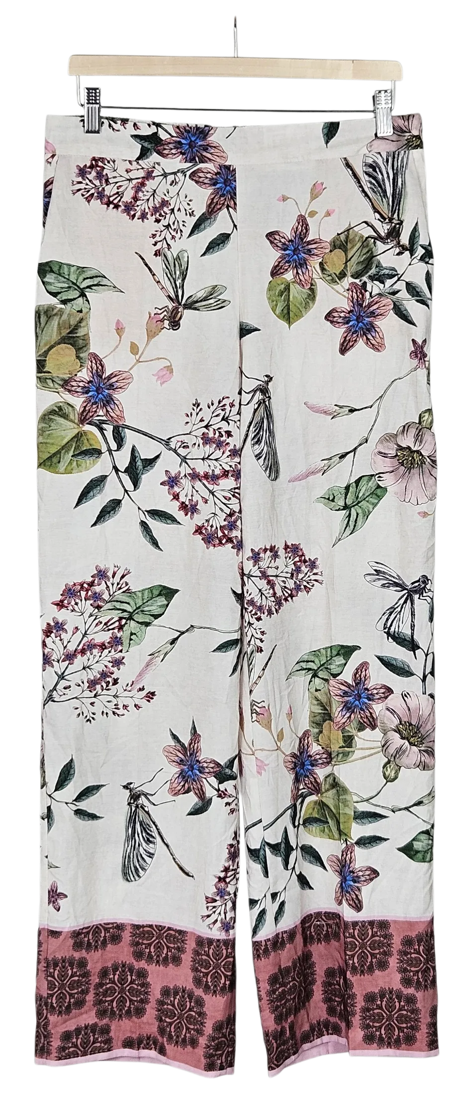 ZARA Damen Hose, weiß - Gr. L  - Bild 1