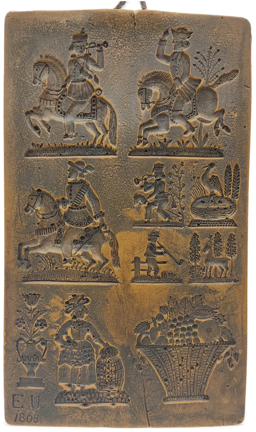 Wachsmodel alt diverse Reiterdarstellungen E.U. 1868 - Bild 1