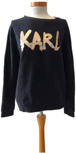 Karl Lagerfeld Sweater Damen schwarz und gold - Gr. S - Bild 1