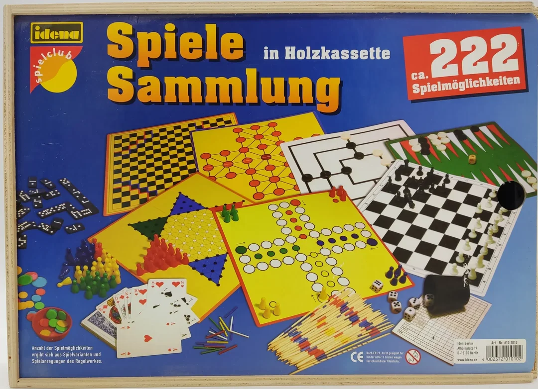 Idena Spielesammlung in Holzkassette - Bild 4