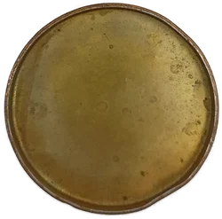 Dekovase in Bronze-Optik mit Relief-Band – Vorschau 6