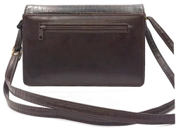 Vintage Ledertasche braun/schwarz - Bild 3