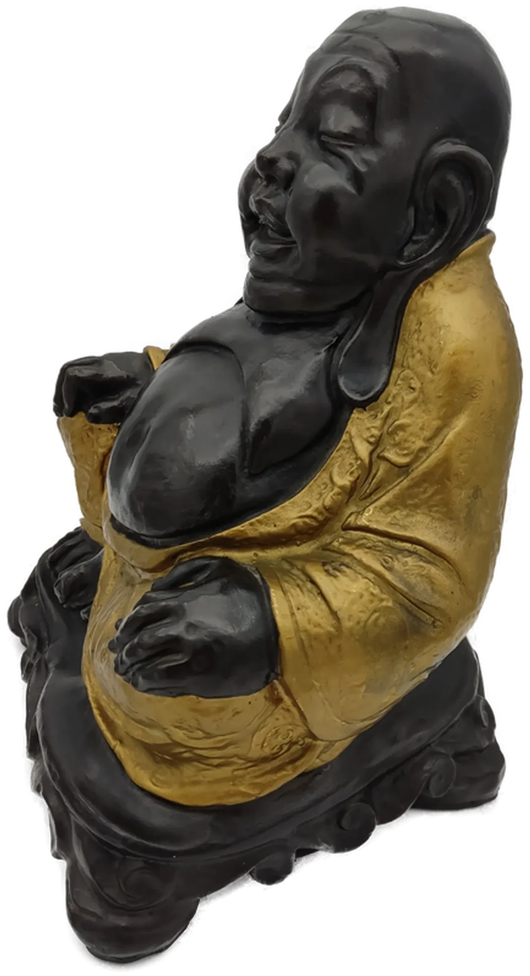 Sitzende Buddha-Statue, Kunststoff | Zen-Dekor – Bild 4