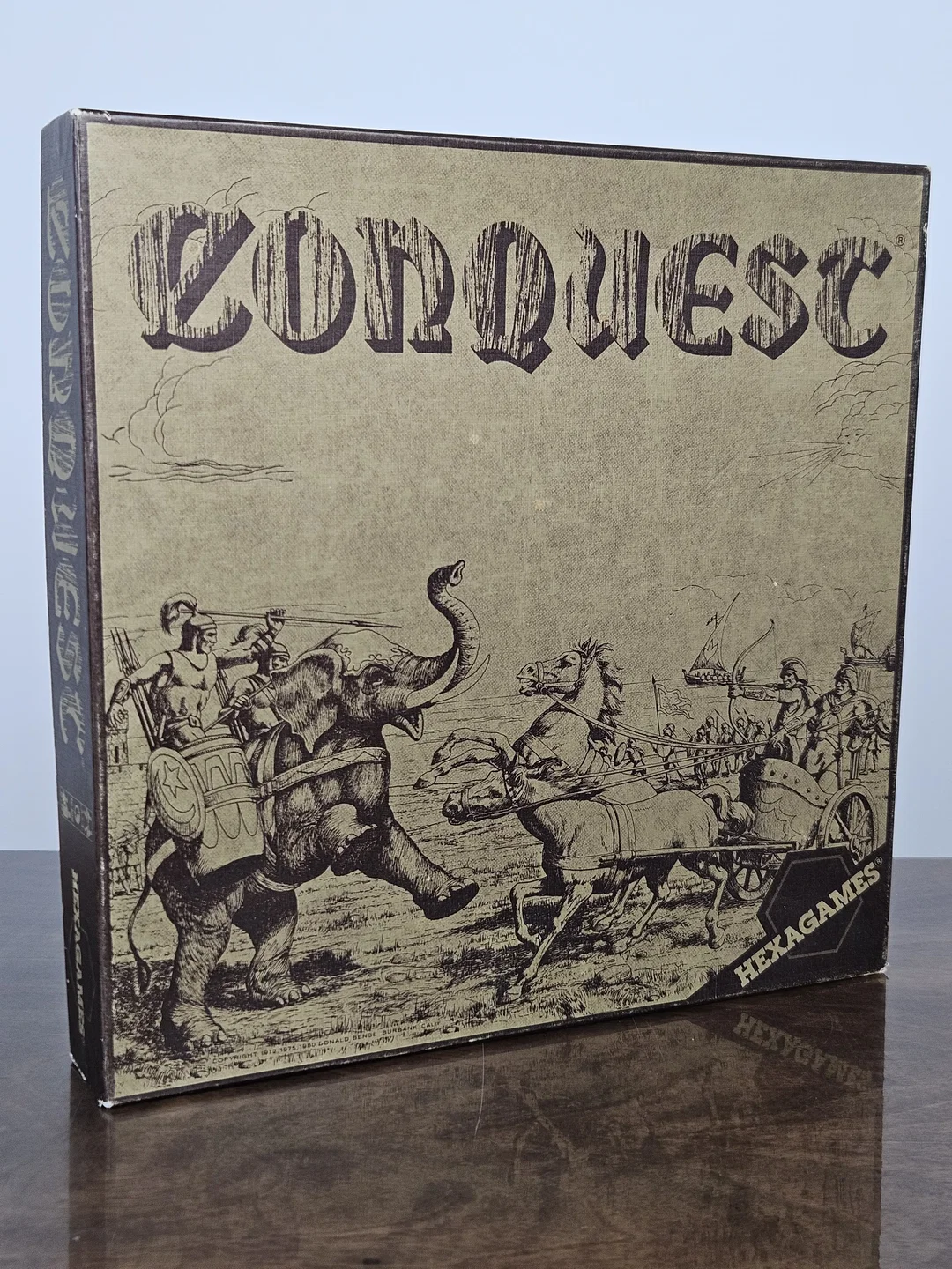 CONCQUESC - Vintage Gesellschaftsspiel - HEXAGAMES  - Bild 4
